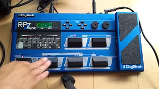 Digitech RP7 Valve test video