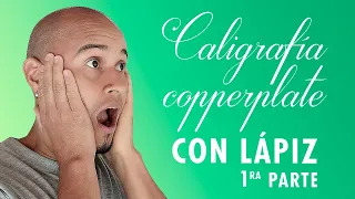 ✅✍EJERCICIOS de CALIGRAFÍA - minúscula COPPERPLATE ✍✅ con LÁPIZ