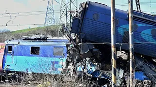 Vlaková kolize v Chotějovicích 2 dny později