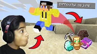 Minecraft, But Jumping Gives OP Items