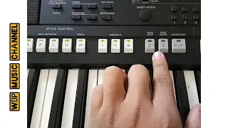 How to make a simple song and record to Yamaha PSR-S950 with Mr. Wahyoe