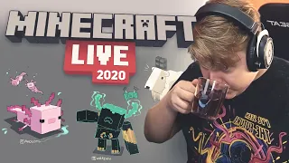 САМОЕ ИНТЕРЕСНОЕ НА МАЙНКОНЕ 2020 | Реакция Пятерки на Minecraft Live | Нарезка ФУГА TV