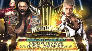 Roman Reigns vs Cody Rhodes Wrestlemania 39 Highlights