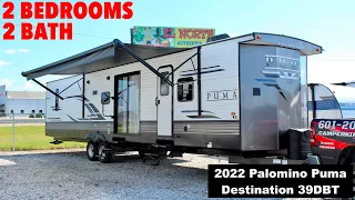 Perfect Destination Park Model RV for Couples!  2022 Palomino Puma 39DBT