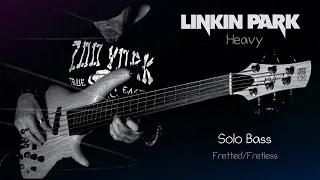 Solo Bass Arrangement of Heavy by Linkin Park 𝄢 'Basses Covered' by Clive H Jones #linkinpark