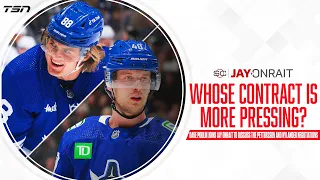 Whose contract is more pressing between Pettersson and Nylander?