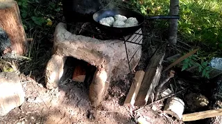 Печка в походе своими руками