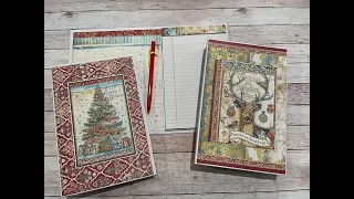 STAMPERIA CHRISTMAS GREETINGS NOTEBOOK TUTORIAL   SHELLIE GEIGLE   JS HOBBIES AND CRAFTS