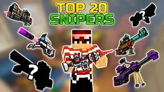 Top 20 SNIPERS in Pixel Gun 3D! [Updated List] May 2023