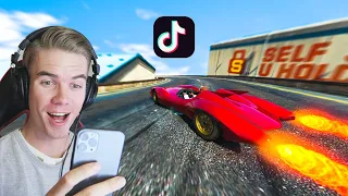 Recreating VIRAL GTA 5 STUNTS On Tik Tok! #24