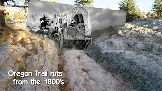 1800's Covered Wagon Tracks Still Exist