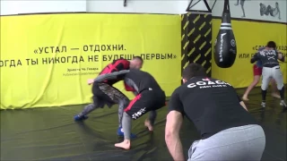 Борьба в стойке - Токаев Вадим (МСМК по вольной) - мастер-класс для ZaleevFightTeam - 03.12.16