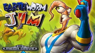 Earthworm Jim (Червяк Джим) / Прохождение на Sega Mega Drive 2