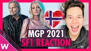 Melodi Grand Prix 2021 Semi-Final 1 (REACTION) | Norway