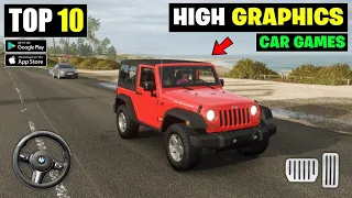 Top 10 OPEN WORLD Car Games Like Forza Horizon For Android | New Games 2023