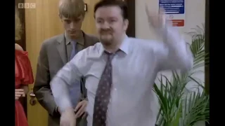 The Office (U.K.) David Brent got some dance moves by The Trammps