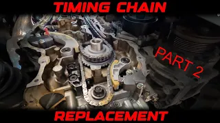 How to replace timing chain and setup engine timing 2,2i-ctdi N22A2 | part2