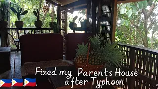 Fixed my Parents House After Typhoon | Mt. Balagbag #philippines #mountains   #youtuber #youtube