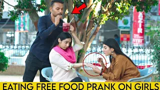 Eating Free Food Prank With A Twist@crazycomedy9838