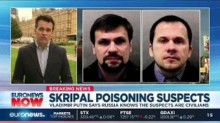 Skripal Poisoning Suspects: Putin says Russia knows the suspects are civilians