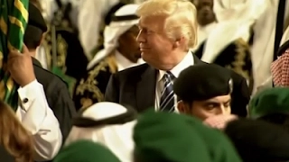 Trump Welcomed with Sword Dance at Saudi Palace