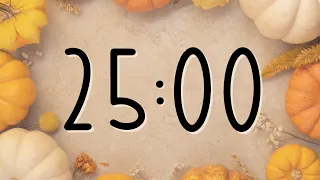 25 Minute Autumn Pumpkin Timer