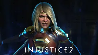 Injustice 2: Supergirl vs Wonder Woman on Hard Difficulty