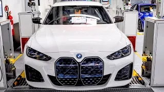 2022 BMW i4 Production - Car Manufacturing | BMW Car Factory