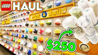 LEGO Store HAUL! 12 Pick-a-Brick Cups Packed! Amazing Value