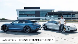 Porsche Taycan: Limousine oder Cross Turismo? Der Vergleich mit News zum Modelljahr 2022 | Review