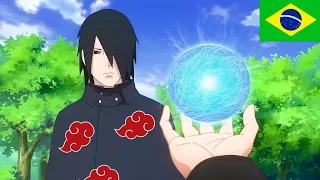 🇧🇷 BORUTO mostra RASENGAN falso para SASUKE - NARUTO desclassifica SEU FILHO