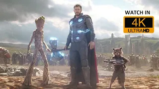 Thor Arrives In Wakanda - Avengers Infinity War - in 4K ULTRA HD