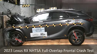 2023-2024 Lexus RX 350 / RX 350h / RX 500h NHTSA Full-Overlap Frontal Crash Test