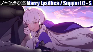 FE3H Marriage / Romance Lysithea (C - S Support Conversations) - Fire Emblem Three Houses