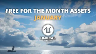 Get Now These FREE Assets for this Month of January for Unreal Engine 5