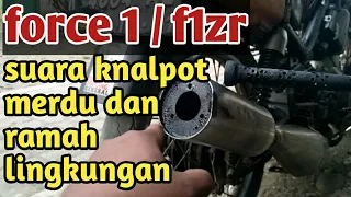 Bikin suara knalpot force 1 merdu,tanpa sedet knalpot