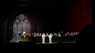 «Pie Jesu» Эндрю Ллойд Уэббер. Кристина Эшба, Лука Гаделия и Виктор Скоробродов на сцене ГАБТ РОССИИ