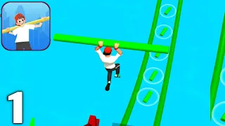 Stunt Rails - Gameplay Walkthrough Part 1 All Levels 1-25 (Android & iOS)