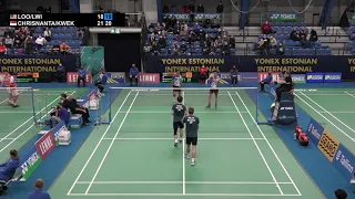 Match point - Loo / Lwi vs Chrisnanta / Kwek - MD, SF – Estonian Intl. 2022