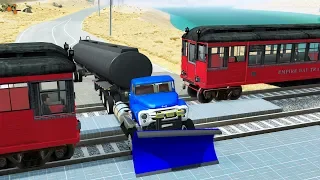 Beamng drive - Train Subway Crashes #3