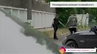 Фокусник выстрелил в полицейского.