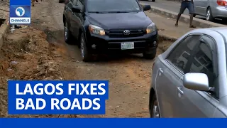 Itire Road Repair: Lagos Fixes Bad portion, Users Applaud Move