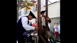 Simulation exécution guillotine 3ème Jubilé Impérial Rueil Malmaison