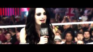 AJ Lee vs Paige Divas Championship promo RAW 4/7/14