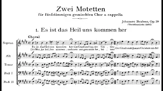 Johannes Brahms - Zwei Motetten, Op. 29 (1860)