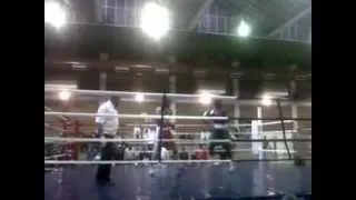 Steven Newton (red) vs Luvuyo Sizani (blue) rd 1