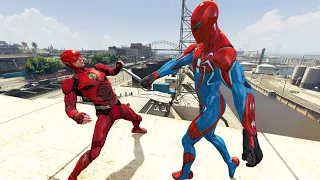 GTA V - Best Extreme Ragdolls And Fails V.80 ( Spider-Man: Velocity Vs Flash / Epic Ragdolls )