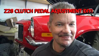 1973 Camaro clutch pedal adjustment diy!