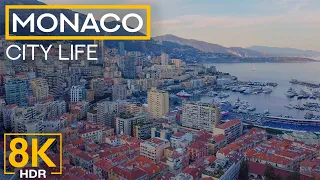 Exploring MONACO in 8K HDR - Relaxing City Life of the Second-smallest Sovereign State in the World