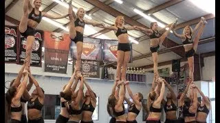 Cheer Extreme SSX an INSIDE LOOK at Practice 2013